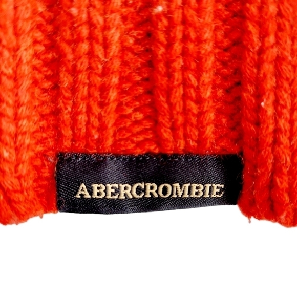 Abercrombie Fitch Lambswool Sweater Small Nordic Fair Isle Red Aztec Western - Picture 5 of 9